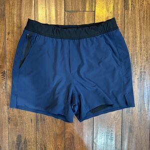 Ten Thousand Interval Short - Lined -  5" - Blue - Medium